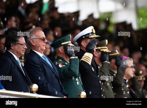 Bogota Colombia 09th May 2023 A Cadet Marches During The Ceremony