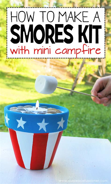 Diy Smores Kit With Mini Campfire