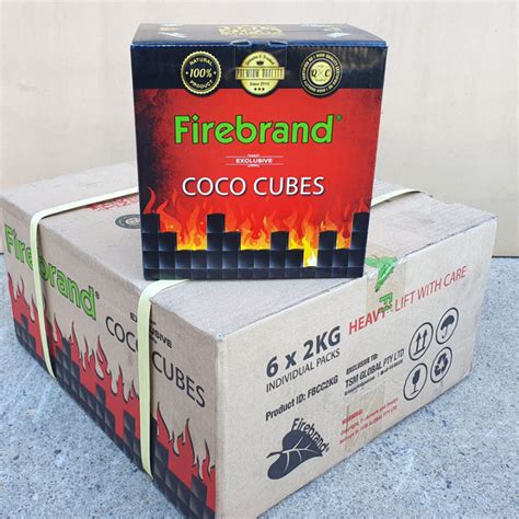 Firebrand Coco Cubes 6 X 2kg Bulk Buy Firebrand Bbq
