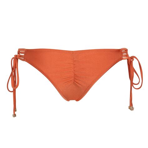 Bright Orange Cheeky Bikini Bottom Etsy