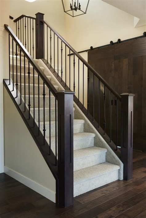 Contemporary Railing Contemporary Staircase By Custom Newel Posts
