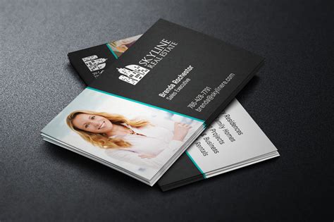 Real Estate Business Card Template By G Design Bundles