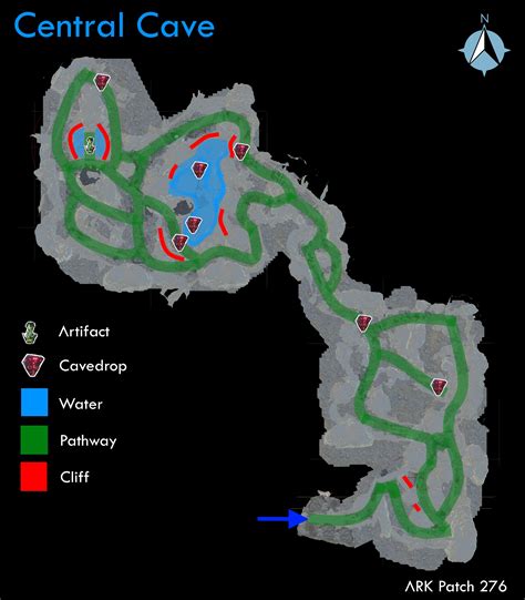 Ark Central Cave Map