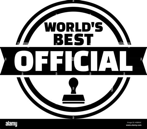 Worlds Best Official Button Stock Vector Image And Art Alamy