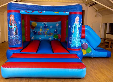 Frozen Velcro Castle With Slide Changeable Themes Jolly Kids Castles