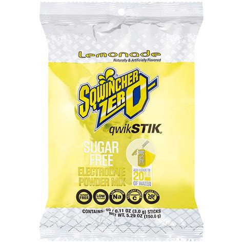 Buy Sqwincher Zero Qwik Stik Sugar Free Electrolyte Powdered Beverage