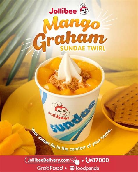 Jollibees New Mango Graham Sundae Twirl Is Now Available For Delivery