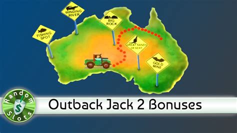 Outback Jack Slot Machine Two Bonuses Youtube