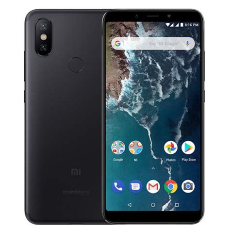 Xiaomi Mi A2 M1804d2sg Black 64gb 4gb Ram Gsm Unlocked Phone Qualcomm