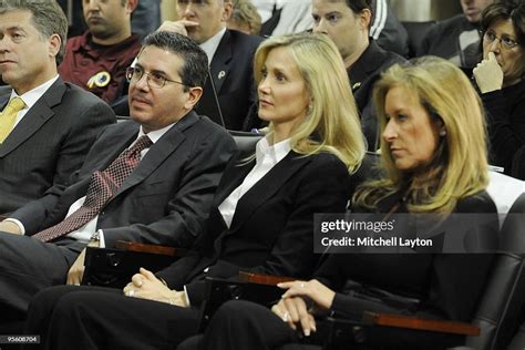 Dan Snyder Owner Of The Washington Redskins With Wife Tanya And
