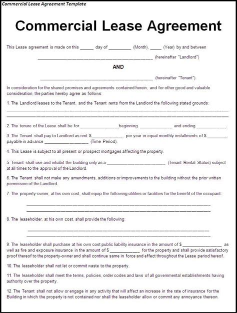 Commercial lease agreements are much more complicated than the residential leases as the terms and conditions are negotiable and flexible. Building Lease Agreement | gtld world congress