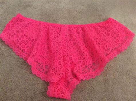 Victorias Secret Pink Lace Panties High Waist Small Orig 3950