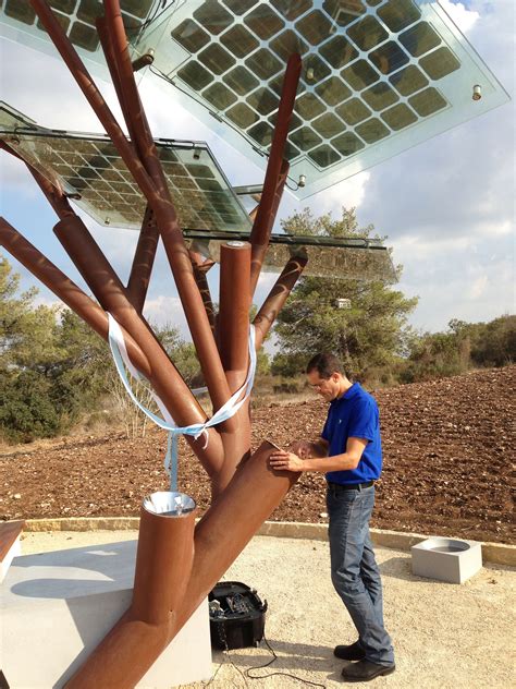 Israels Solar Powered Trees For Smartphones And Community Solar