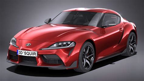 Toyota Supra 2020 3d Model By Squir