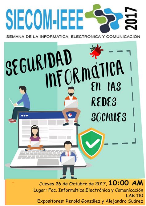 flyerconfjueves Facultad de Informática Electrónica y Comunicación