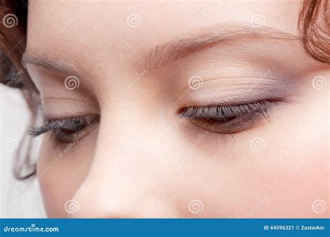 Close Up Of Beautiful Woman Stock Image Image Of Skin People 44596321