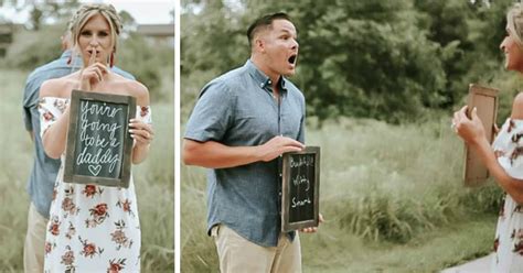 Announcements Pregnancy Announcement Sign Pregnancy Reveal And Then