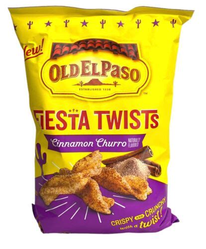 old el paso fiesta twists cinnamon churro crispy corn snacks 5 5 oz 16000193482 ebay