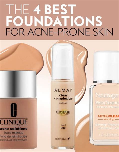The 4 Best Foundations For Acne Prone Skin According To Dermatologists