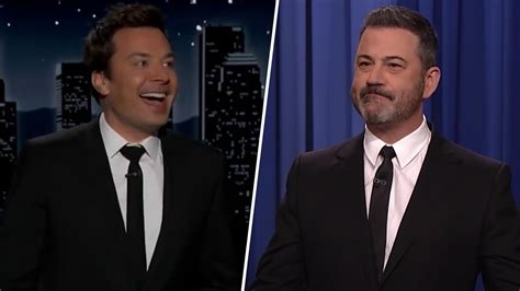 Watch Today Excerpt Jimmy Fallon Jimmy Kimmel Switch Places In Late Night April Fools Day