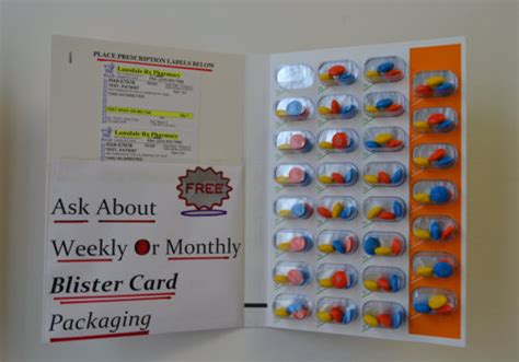 Free Blister Card Packaging Warrington Rx Pharmacy Drugstore