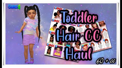 Toddler Hair Cc Haul Alpha Maxis Match And Urban Cc The Sims 4