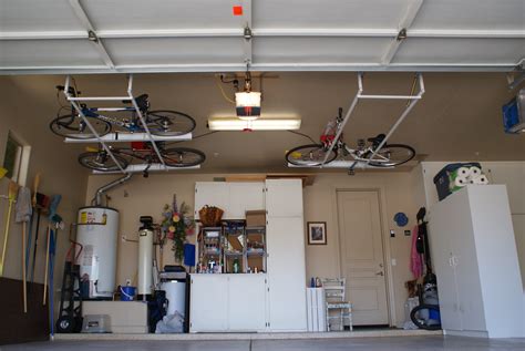 When searching for indoor bike storage solutions, don?t limit yourself to the floor and walls. Power Rax Photos | The Garage Organization Company of ...