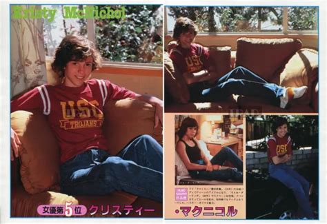 KRISTY MCNICHOL Japan Picture Clippings SHEETS Ob V PicClick
