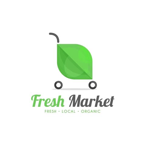 Fresh Market Logo Template Free Vector