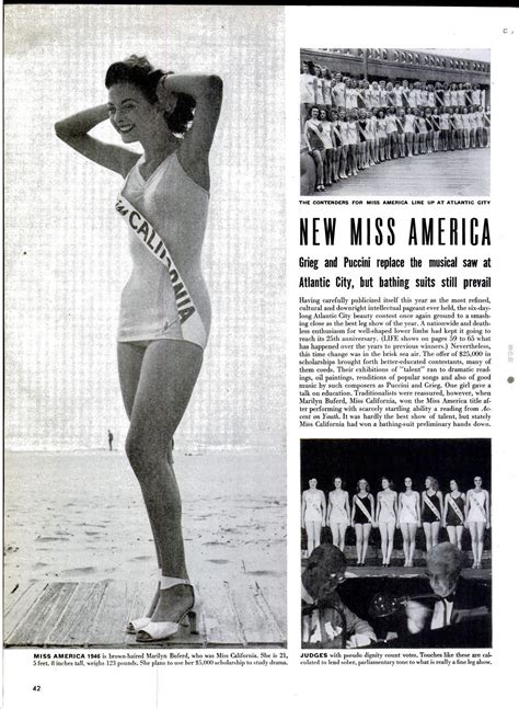 New Miss America Marilyn Buferd Life Life