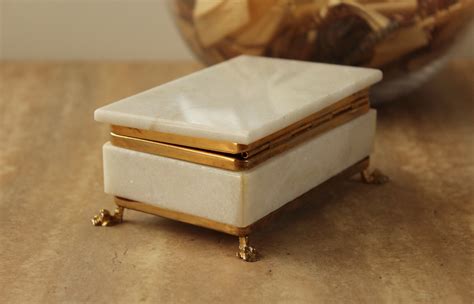 Marble Jewelry Box Small Marble Box Vintage Marble Box Etsy Uk