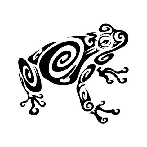 Simple Color Vinyl Tribal Frog Stickers Factory