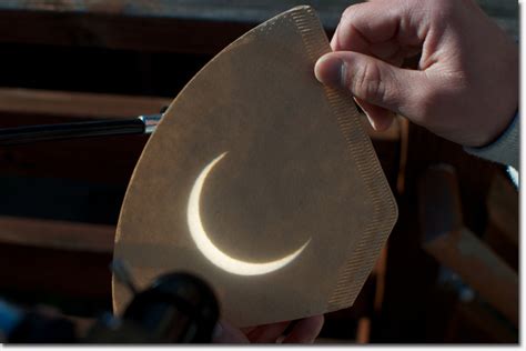 Photo The Solar Eclipse Through A Pinhole Camera Richmond District Blog