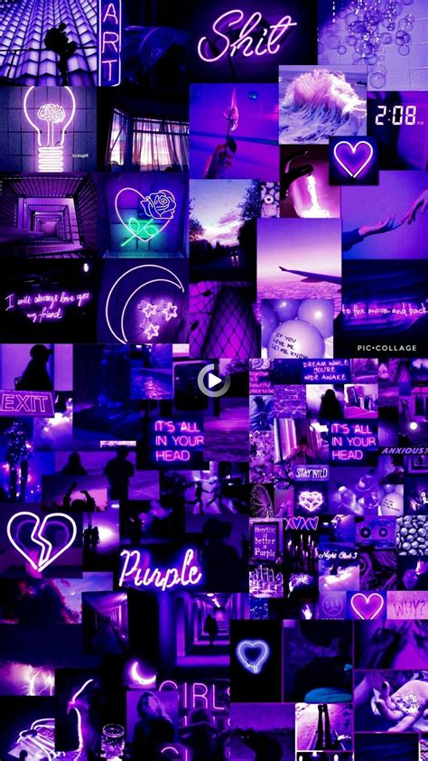 Neon Purple Aesthetic Wallpapers Top Free Neon Purple