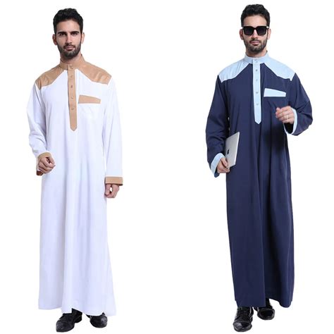 2019 muslim islamic saudi thobe for men abaya moroccan dubai dress turkish thawb caftan