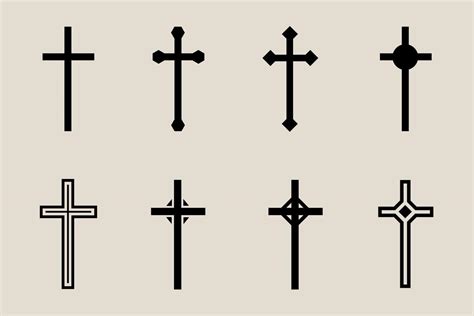 Decorative Crucifix Religion Catholic Symbol Christian Crosses