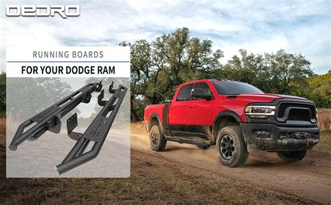 Oedro 6 Running Boards Compatible With 2019 2024 Dodge Ram