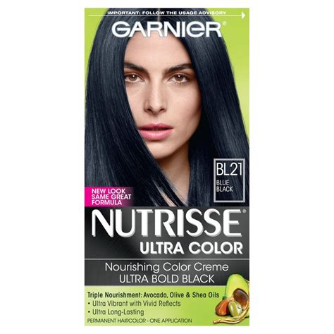 Permanent hair color dye cream indigo bright blue cosplay manga punk 0.33. Garnier Nutrisse Ultra Color Nourishing Color Creme BL21 ...