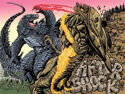 Godzilla Vs Muto Prime Art By Fbwash On Deviantart