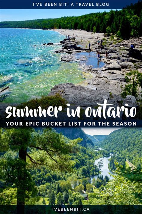 The Cover Of Summer In Ontario Your Epic Bucket List For The Season