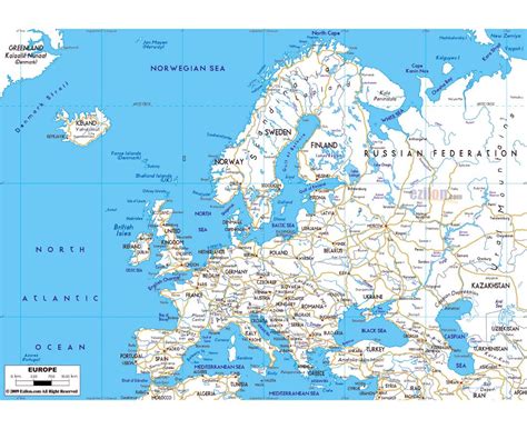 High Resolution Map Of Europe 2019 88 World Maps