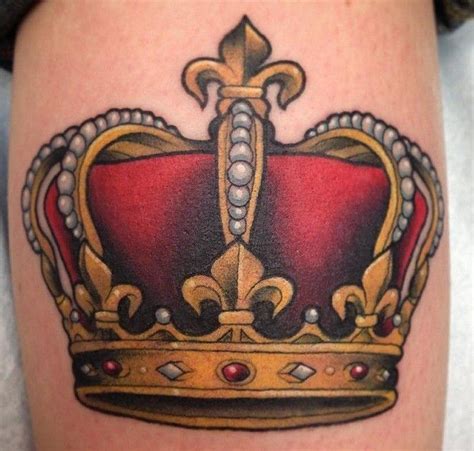 23 King Crown Tattoos With Glorious Meanings Tattooswin King Crown