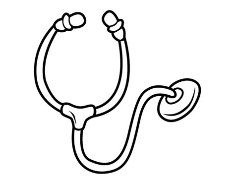 Stethoscope Free Coloring Pages