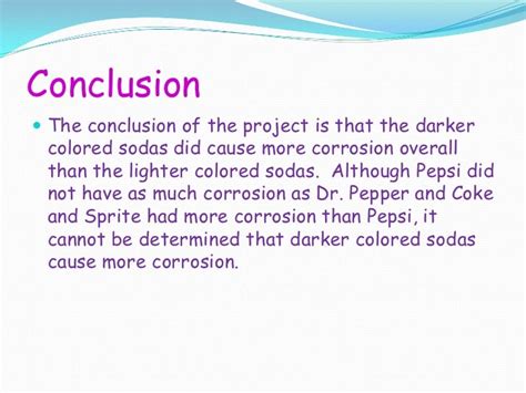🏷️ Science Project Conclusion Examples Preparing Conclusions For Your