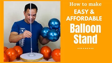 Diy Easy And Affordable Balloon Standdollar Tree Balloon Standhow To