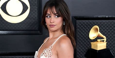 Camila Cabello Wears A See Through Pearl Bra To The 2023 Grammys
