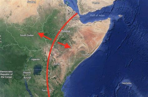 A Gigantic Crack Appears To Split Africa In Half Leaving A Massive 50