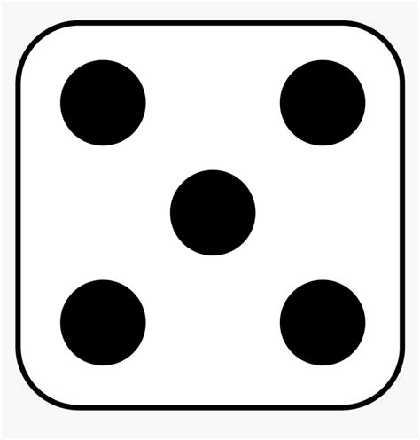 Dice Clipart Number Five Side Of Dice Hd Png Download