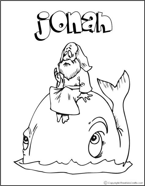 Jonah Coloring Pages At Getdrawings Free Download