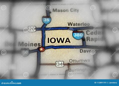 State Of Iowa Midwestern United States Stock Image Image Of